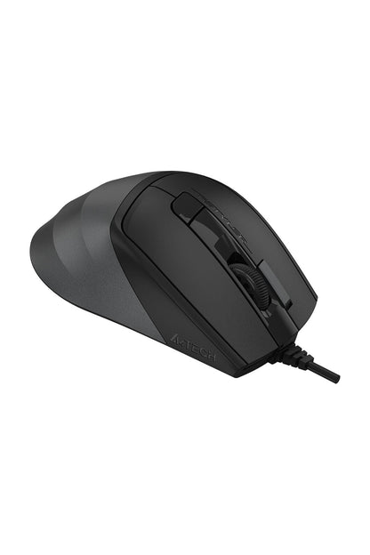 A4Tech - A4Tech FM45S Air Stone Grey Dual-Function Wired Silent Mouse - stone-grey