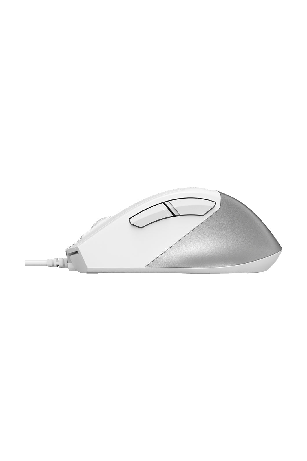 A4Tech - A4Tech FM45S Air Silver White Dual-Function Silent Wired Mouse - silver-white