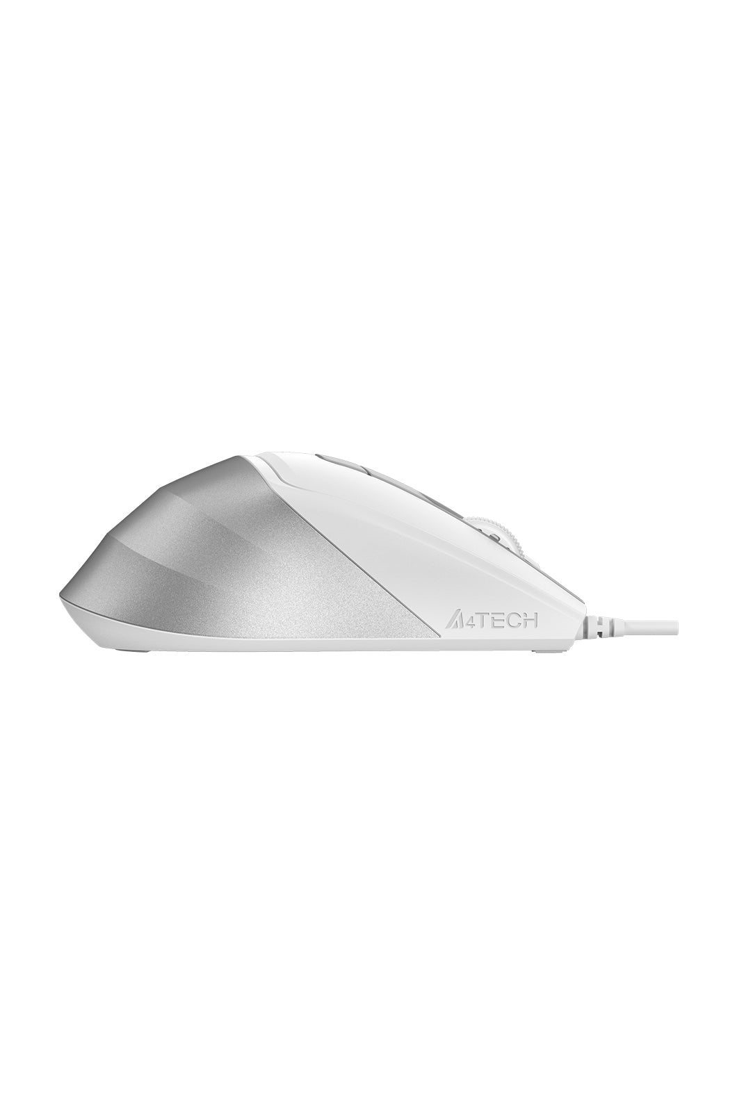 A4Tech - A4Tech FM45S Air Silver White Dual-Function Silent Wired Mouse - silver-white