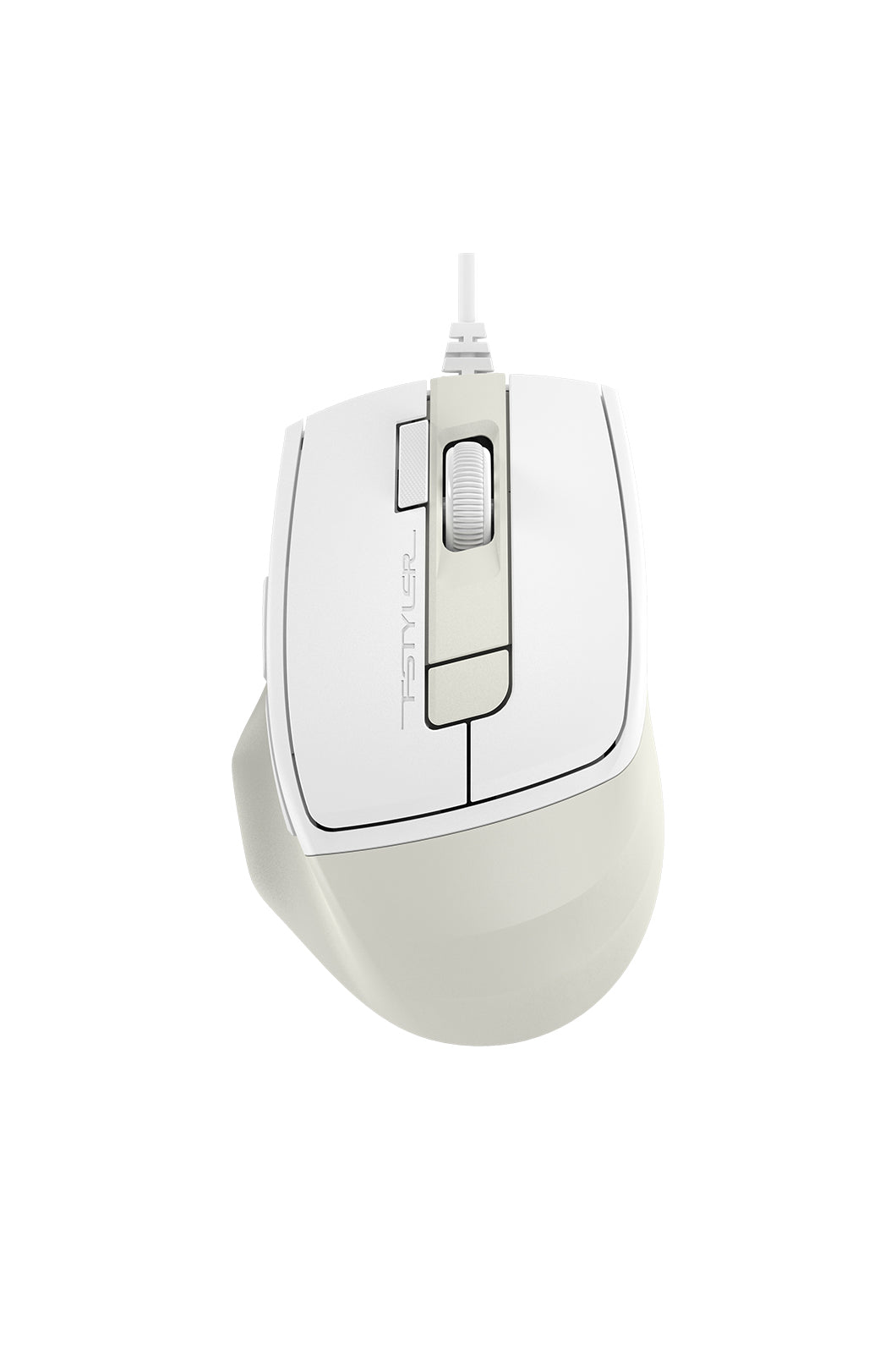 A4Tech - A4Tech FM45S Air Cream Beige Dual-Function Wired Mouse - cream-beige
