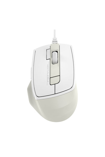 A4Tech - A4Tech FM45S Air Cream Beige Dual-Function Wired Mouse - cream-beige