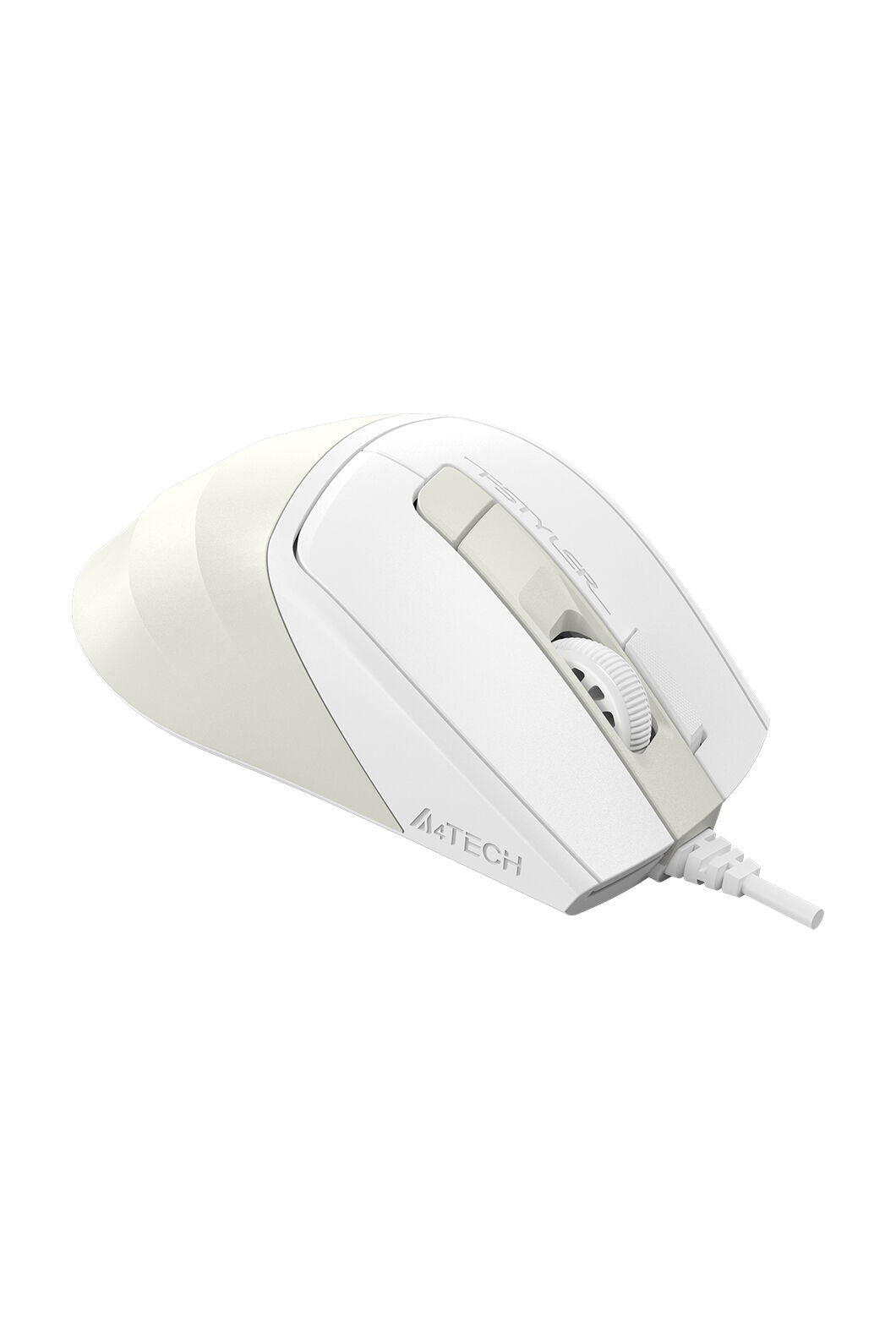 A4Tech - A4Tech FM45S Air Cream Beige Dual-Function Wired Mouse - cream-beige