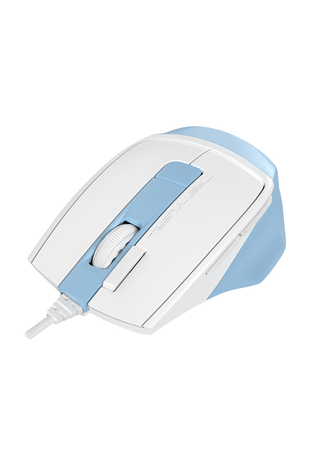 A4Tech - A4Tech FM45S Air Icy Blue Dual-Function Silent Wired Mouse - icy-blue