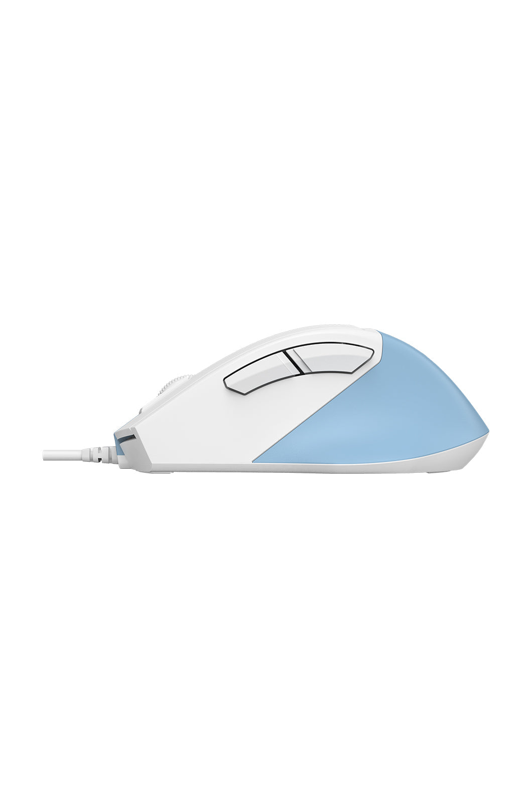 A4Tech - A4Tech FM45S Air Icy Blue Dual-Function Silent Wired Mouse - icy-blue