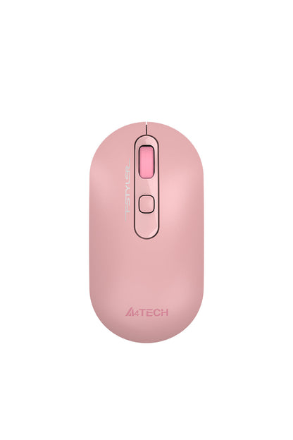 A4Tech - A4Tech FG20S Pink Symmetric Wireless Mouse - pink