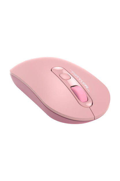 A4Tech - A4Tech FG20S Pink Symmetric Wireless Mouse - pink