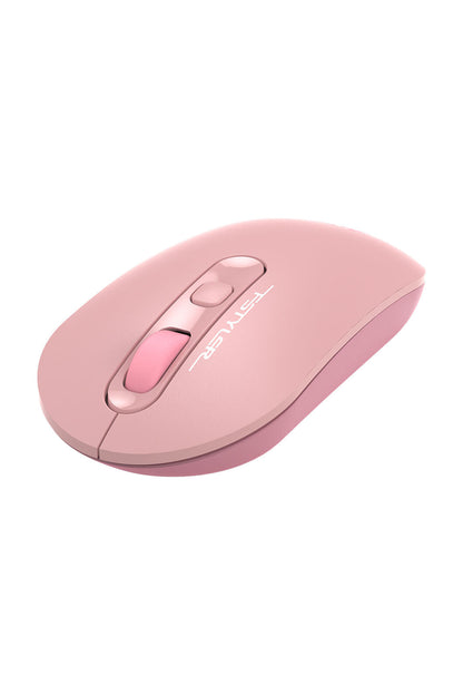 A4Tech - A4Tech FG20S Pink Symmetric Wireless Mouse - pink