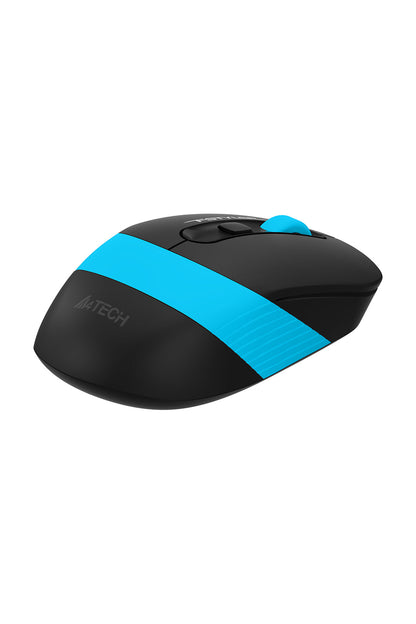 A4Tech - A4Tech FG10S Blue Silent Nano Receiver Wireless Mouse - blue