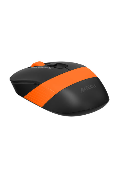 A4Tech - A4Tech FG10S Orange Silent Nano Receiver Wireless Mouse - orange