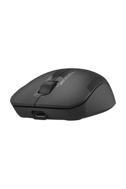 A4Tech - A4Tech FG15CS Air2 Black Compact Dual-Mode Silent Wireless Mouse - black