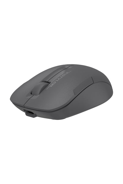 A4Tech - A4Tech FG15CS Air2 Grey Compact Dual-Mode Silent Wireless Mouse - grey