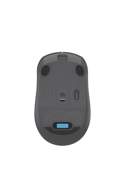 A4Tech - A4Tech FG15CS Air2 Grey Compact Dual-Mode Silent Wireless Mouse - grey