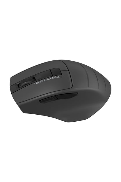 A4Tech - A4Tech FG30S Grey Full-Size Silent Wireless Optical Mouse - grey