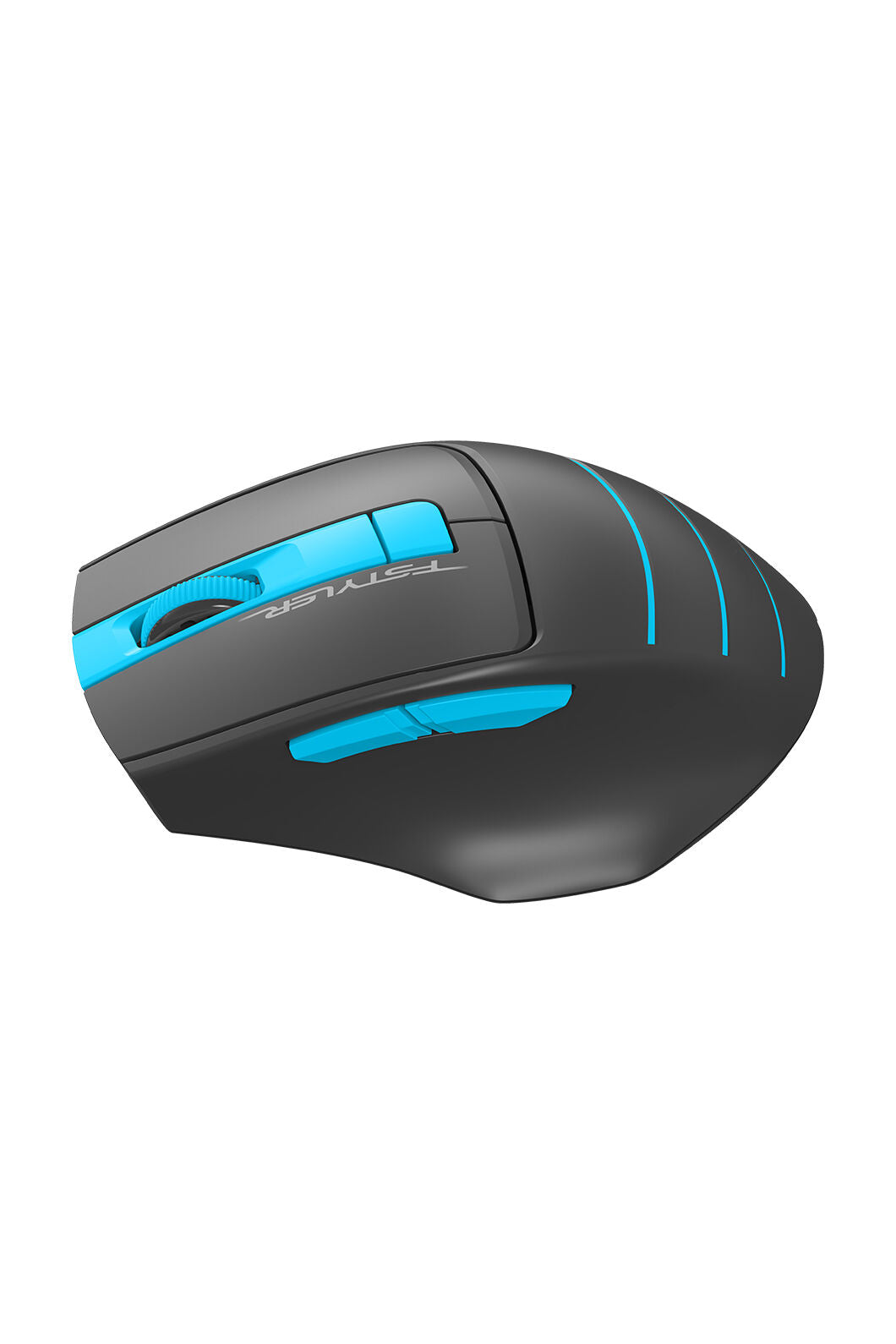 A4Tech - A4Tech FG30S Blue Full-Size Silent Wireless Optical Mouse - blue