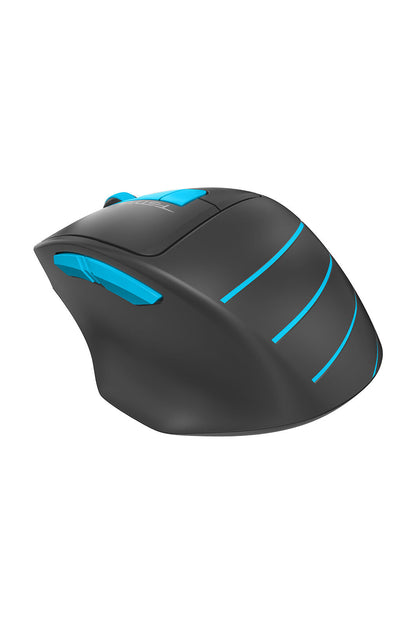 A4Tech - A4Tech FG30S Blue Full-Size Silent Wireless Optical Mouse - blue