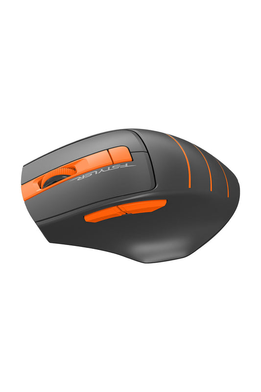 A4Tech - A4Tech FG30S Orange Full-Size Silent Wireless Optical Mouse - orange