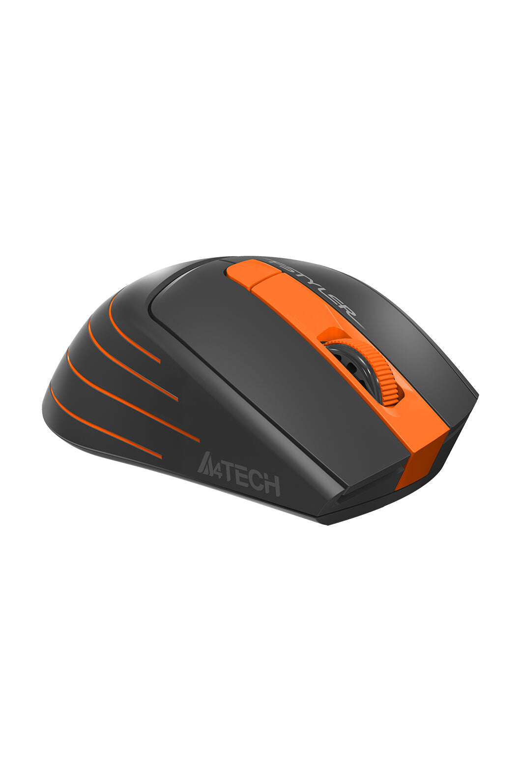 A4Tech - A4Tech FG30S Orange Full-Size Silent Wireless Optical Mouse - orange