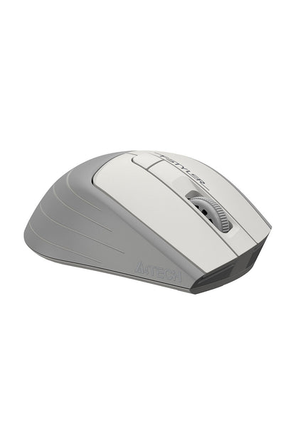 A4Tech - A4Tech FG30S White Full-Size Silent Wireless Optical Mouse - white