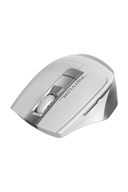 A4Tech - A4Tech FG35S Silver Full-Size Silent Wireless Optical Mouse - silver