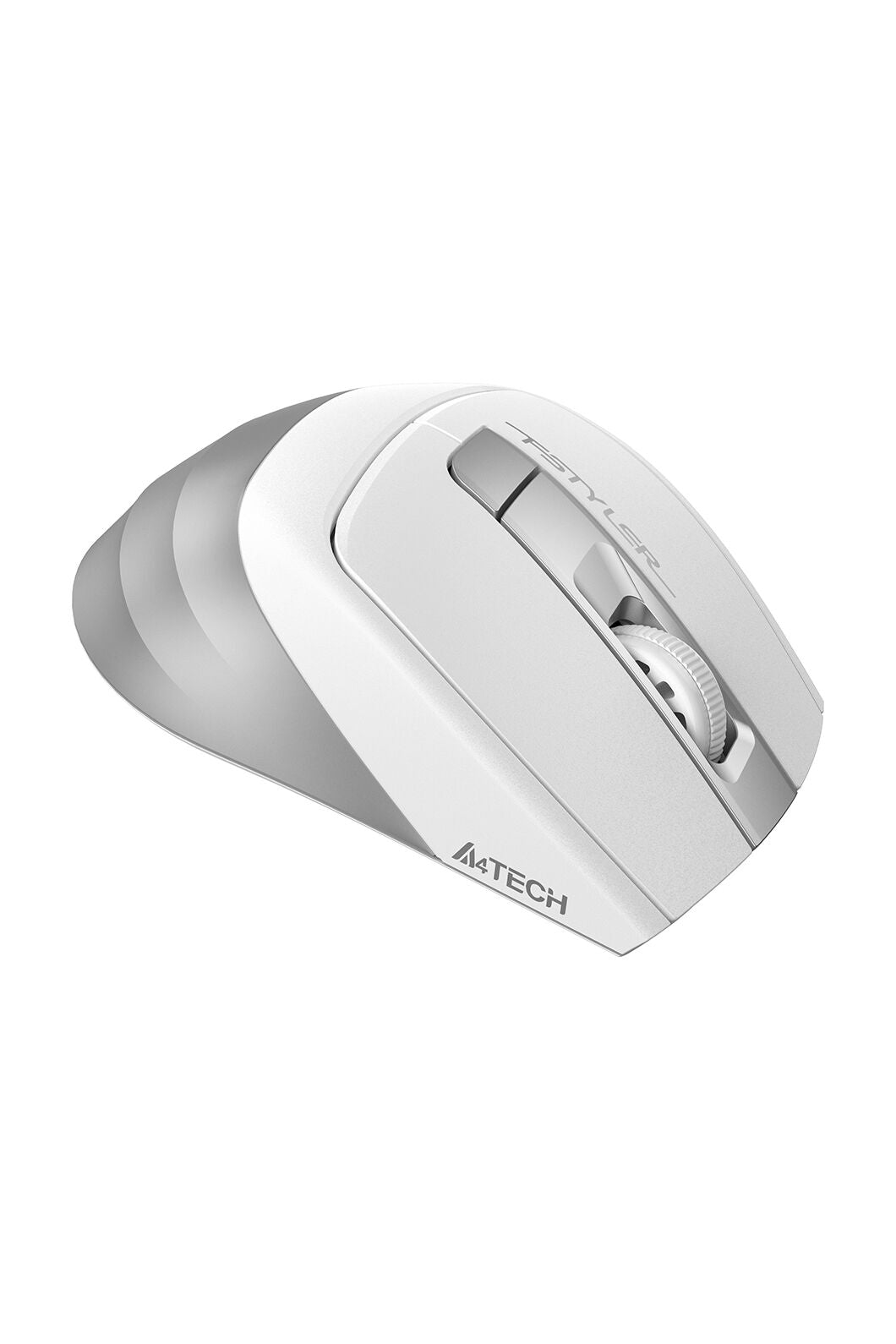 A4Tech - A4Tech FG35S Silver Full-Size Silent Wireless Optical Mouse - silver