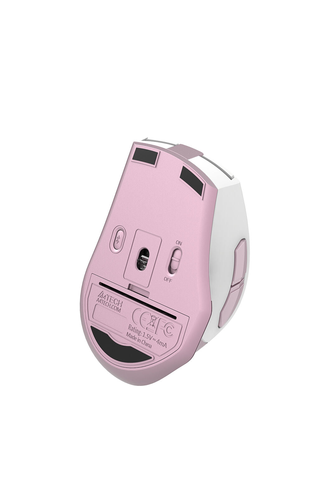 A4Tech - A4Tech FG35 Pink Full-Size Wireless Optical Mouse - pink
