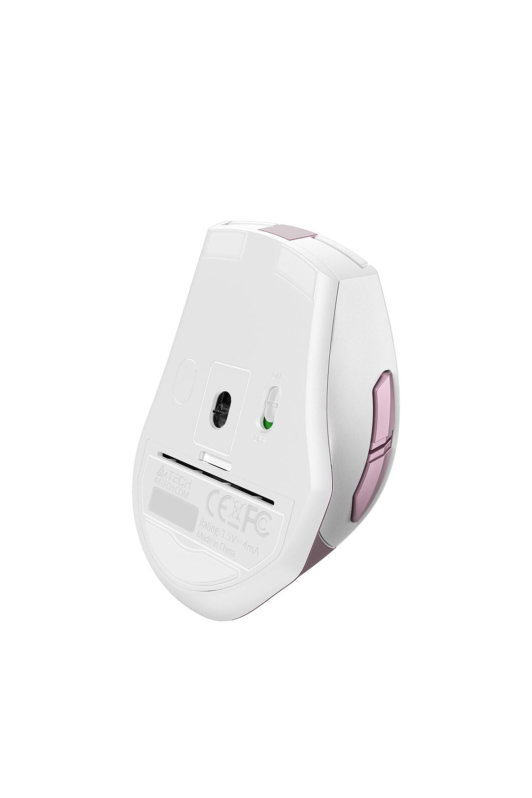 A4Tech - A4Tech FG35 Pink Full-Size Wireless Optical Mouse - pink