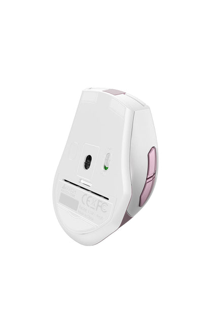 A4Tech - A4Tech FG35 Pink Full-Size Wireless Optical Mouse - pink