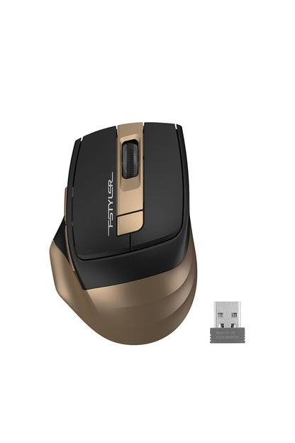 A4Tech - A4Tech FG35 Bronze Full-Size Wireless Optical Mouse - bronze