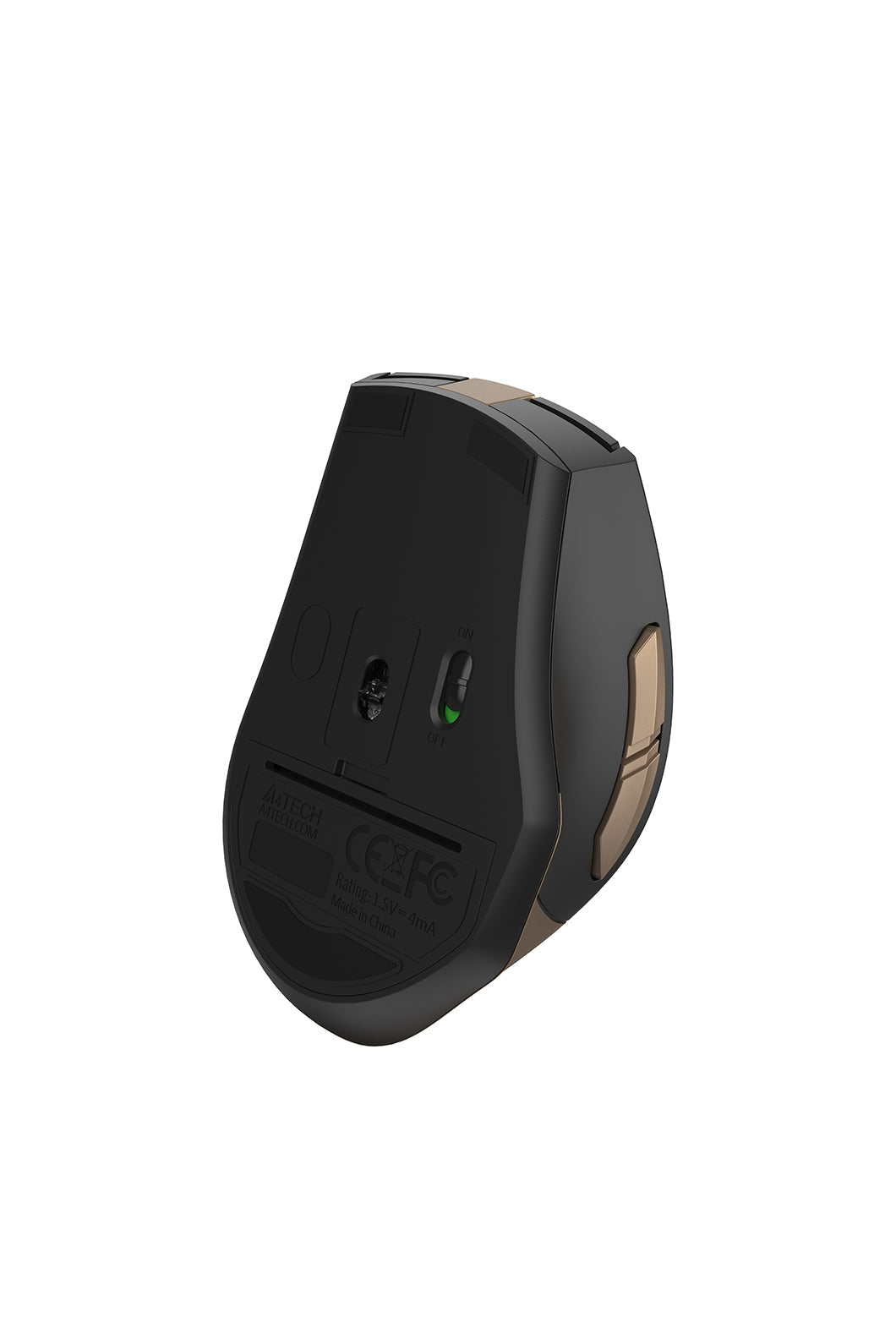 A4Tech - A4Tech FG35 Bronze Full-Size Wireless Optical Mouse - bronze