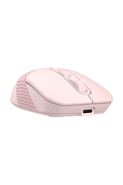 A4Tech - A4Tech FB10CS Baby Pink Compact Silent Office Mouse - baby-pink