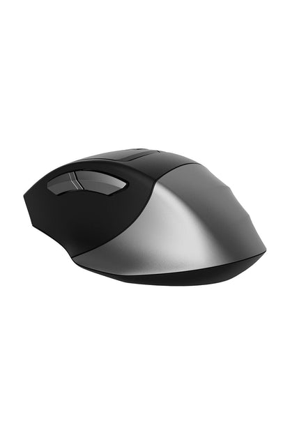 A4Tech - A4Tech FB35CS Smoky Grey Full-Size Silent Dual-Mode Wireless Mouse - smoky-grey