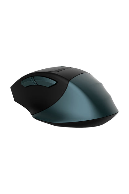 A4Tech - A4Tech FB35CS Midnight Green Full-Size Silent Dual-Mode Wireless Mouse - midnight-green