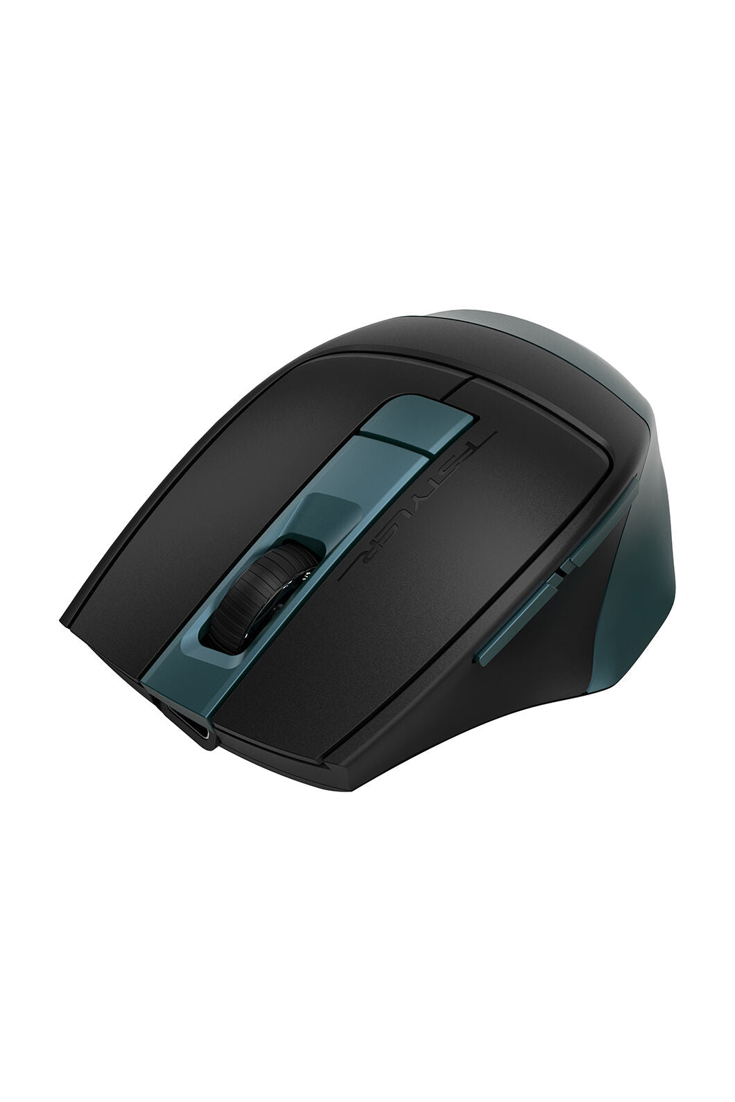 A4Tech - A4Tech FB35CS Midnight Green Full-Size Silent Dual-Mode Wireless Mouse - midnight-green