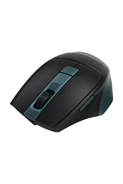 A4Tech - A4Tech FB35CS Midnight Green Full-Size Silent Dual-Mode Wireless Mouse - midnight-green