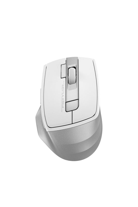 A4Tech - A4Tech FB45CS Silver White Air2 Dual-Mode Silent Office Mouse - silver-white