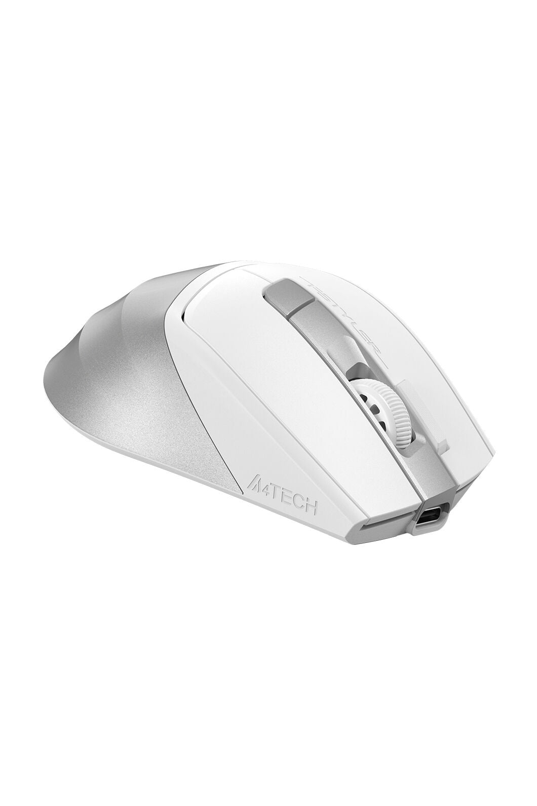 A4Tech - A4Tech FB45CS Silver White Air2 Dual-Mode Silent Office Mouse - silver-white
