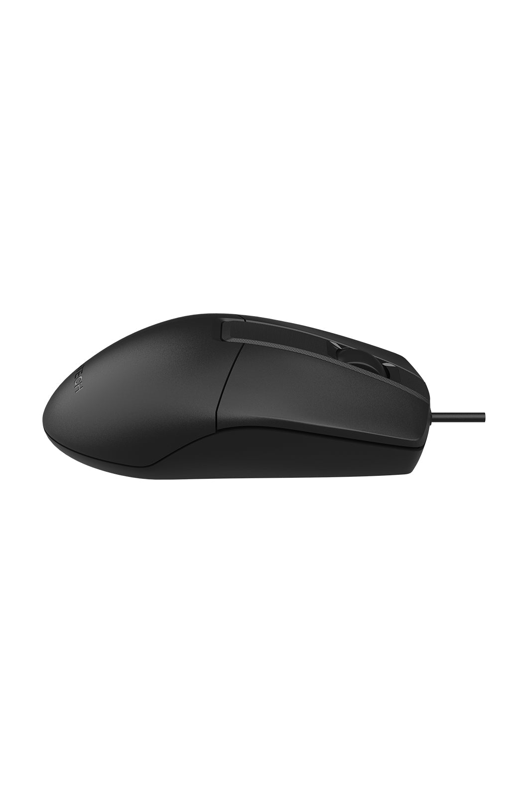 A4Tech - A4Tech OP-330S Black Full-Size Silent Wired Optical Mouse - black