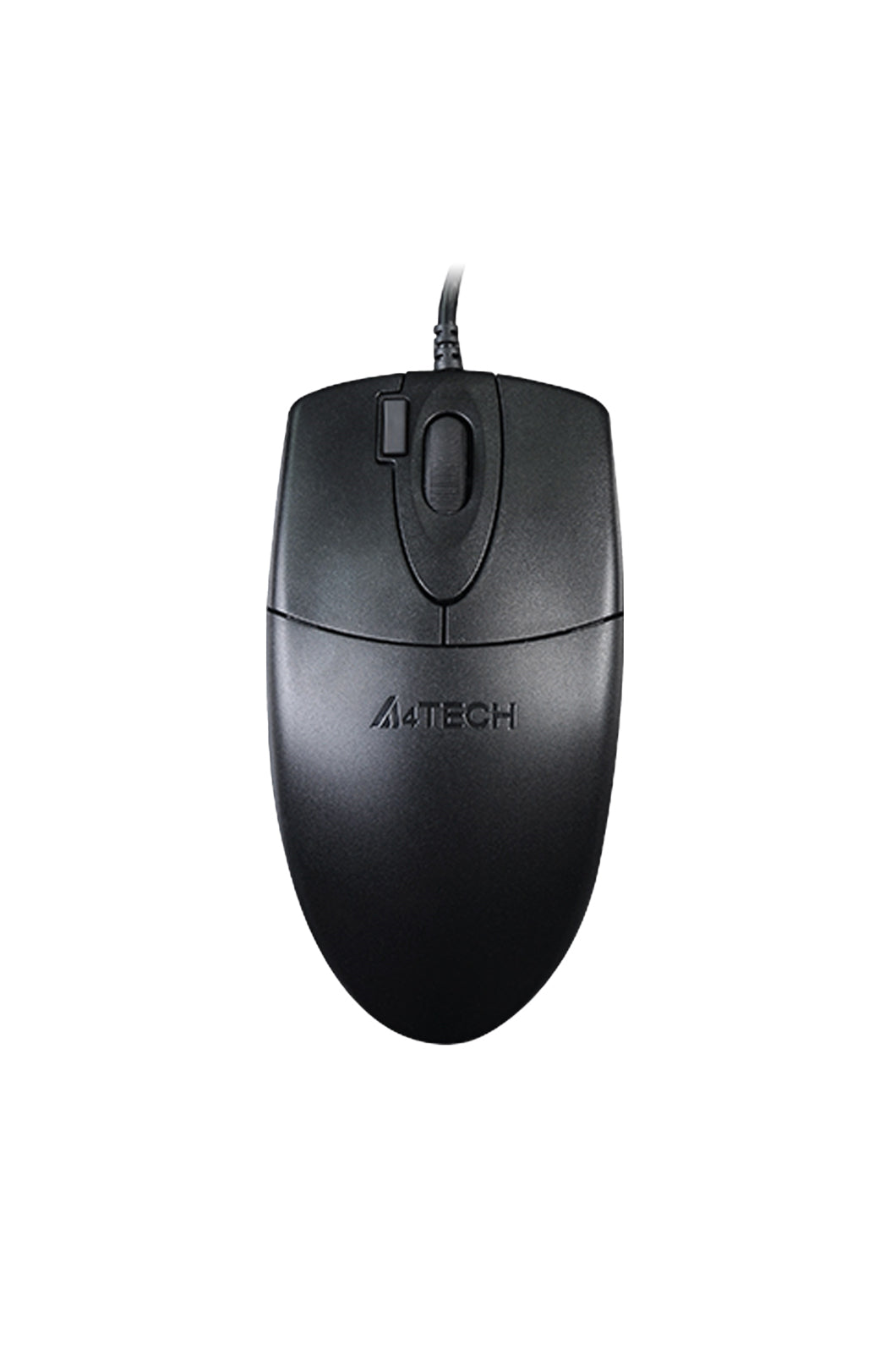 A4Tech - A4Tech OP-620DS Black Full-Size Silent 2X Click Wired Mouse - black