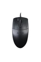 A4Tech - A4Tech OP-620DS Black Full-Size Silent 2X Click Wired Mouse - black