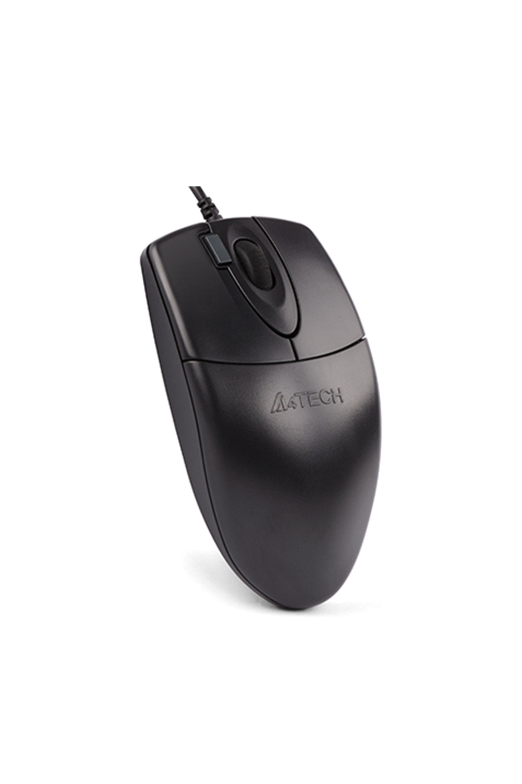 A4Tech - A4Tech OP-620DS Black Full-Size Silent 2X Click Wired Mouse - black