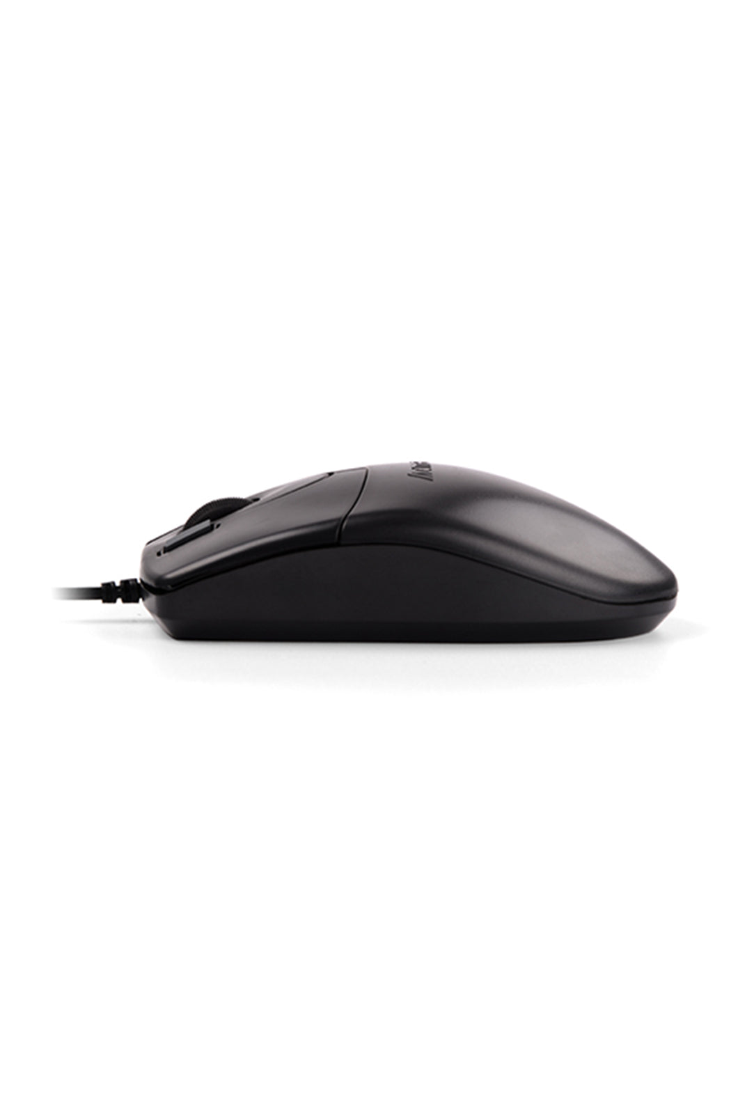 A4Tech - A4Tech OP-620DS Black Full-Size Silent 2X Click Wired Mouse - black