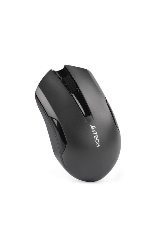 A4Tech - A4Tech G3-200NS Black Compact Silent Wireless Optical Mouse - black