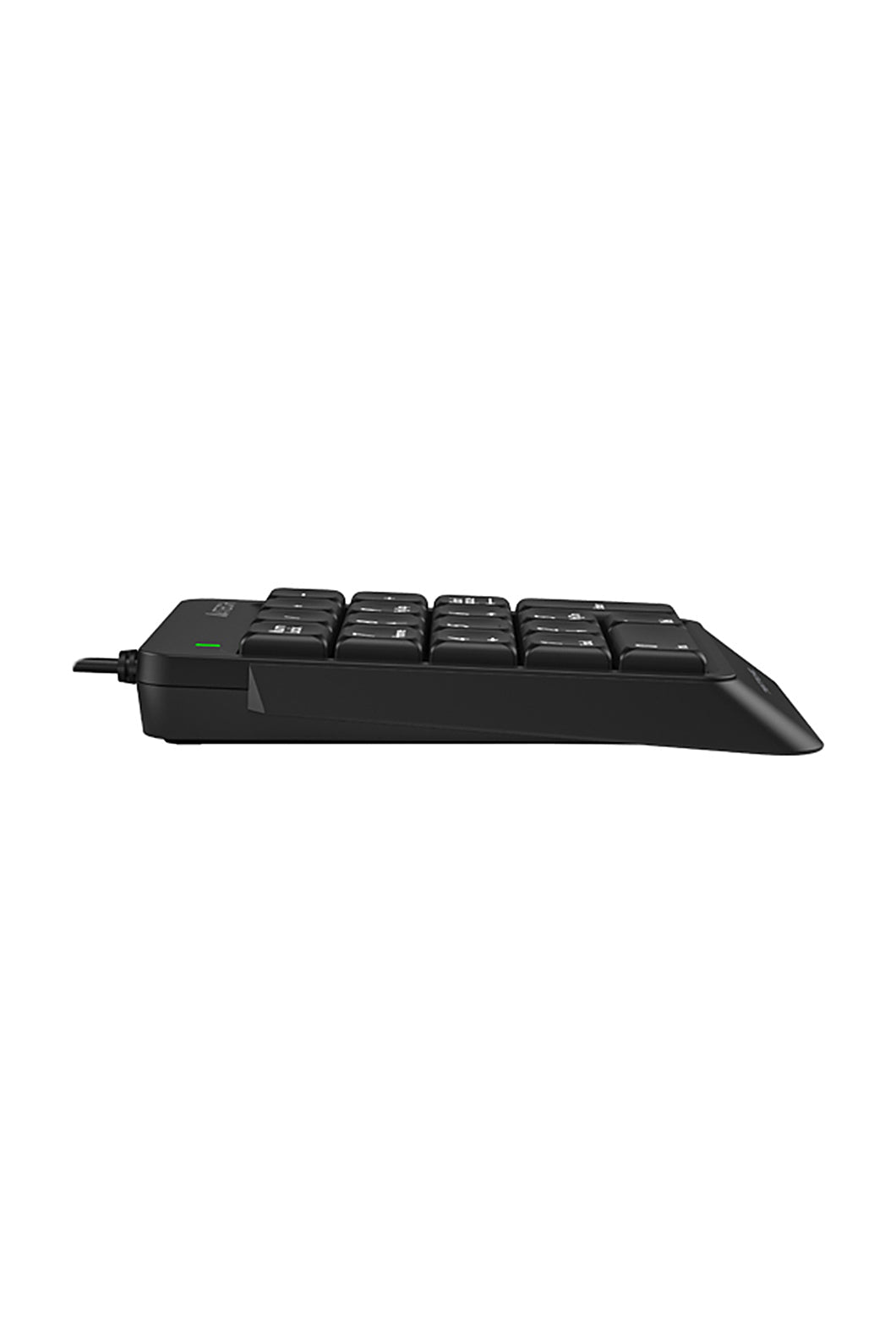 A4Tech - A4Tech FK13P Black Ultra-Slim 18-Key Spill-Resistant USB Numeric Keypad - black