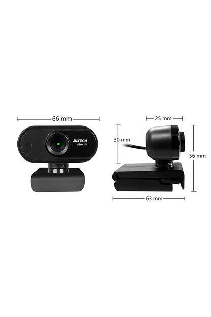 A4Tech - A4Tech PK-925H Black Full HD 1080P Fixed Focus Webcam - black