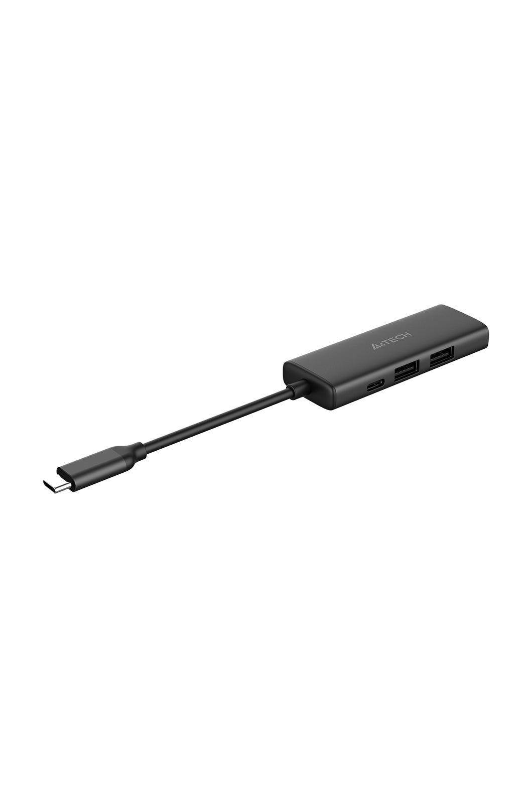 A4Tech - A4Tech DST-40C Ash Grey 4-Port USB-C 4K Docking Station - ash-grey
