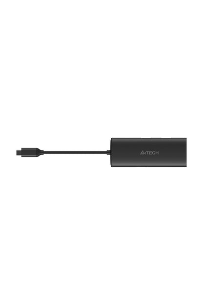 A4Tech - A4Tech DST-80C Ash Grey 8-Port USB-C Docking Station - ash-grey