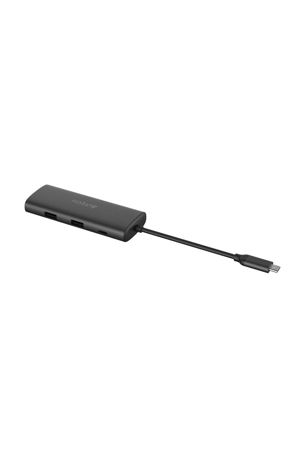 A4Tech - A4Tech DST-80C Ash Grey 8-Port USB-C Docking Station - ash-grey