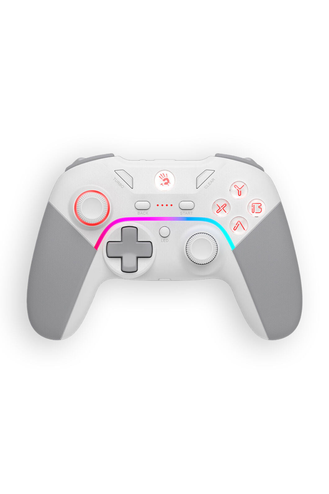 BLOODY - Bloody GPW70 Sports White Dual Mode Hall Trigger Wireless Gamepad - sports-white