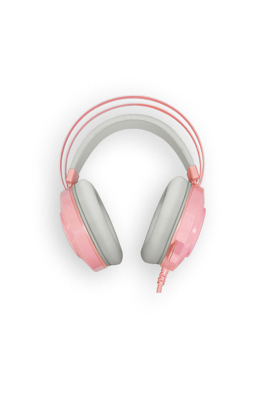BLOODY - Bloody G521 Pink Over-Ear Virtual 7.1 USB Wired Gaming Headset - pink