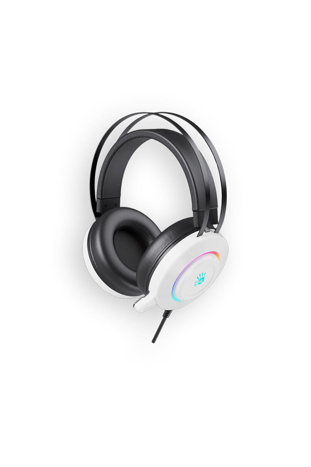 BLOODY - Bloody G521 White Over-Ear Virtual 7.1 USB Wired Gaming Headset - white